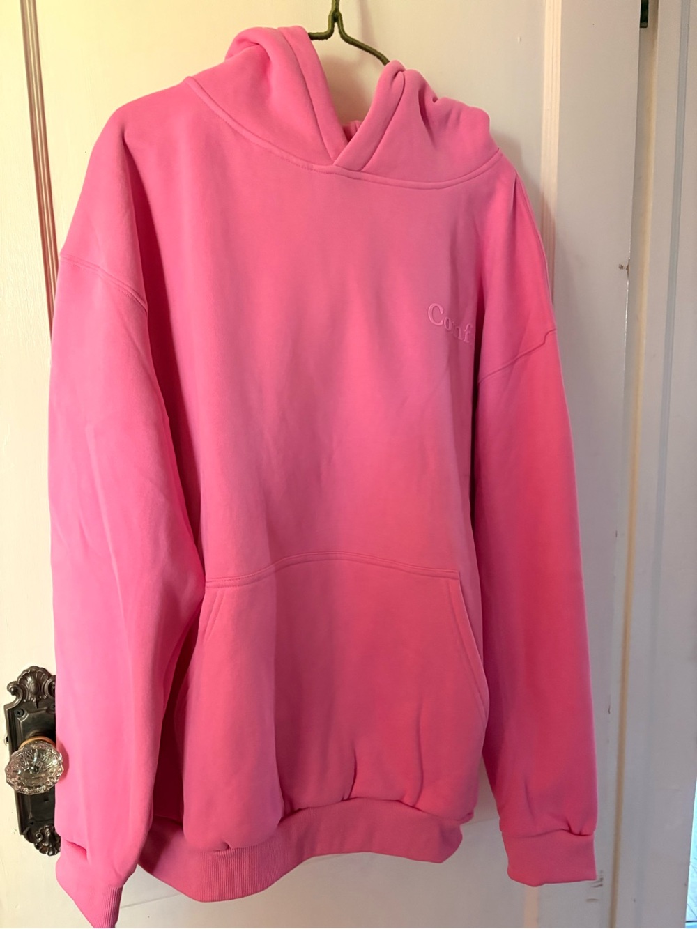 Men's/women’s Pink Hoodie Sweatshirt - Brand Unspecified